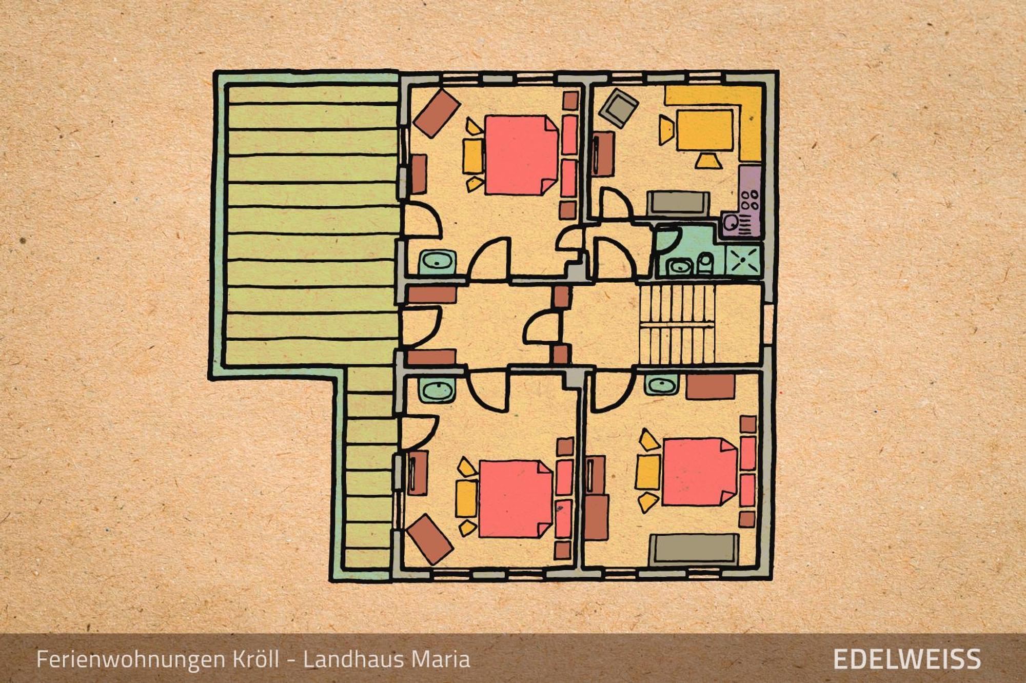 Ferienwohnungen Kroll - Appartements Viktoria Und Landhaus Maria Mayrhofen Værelse billede