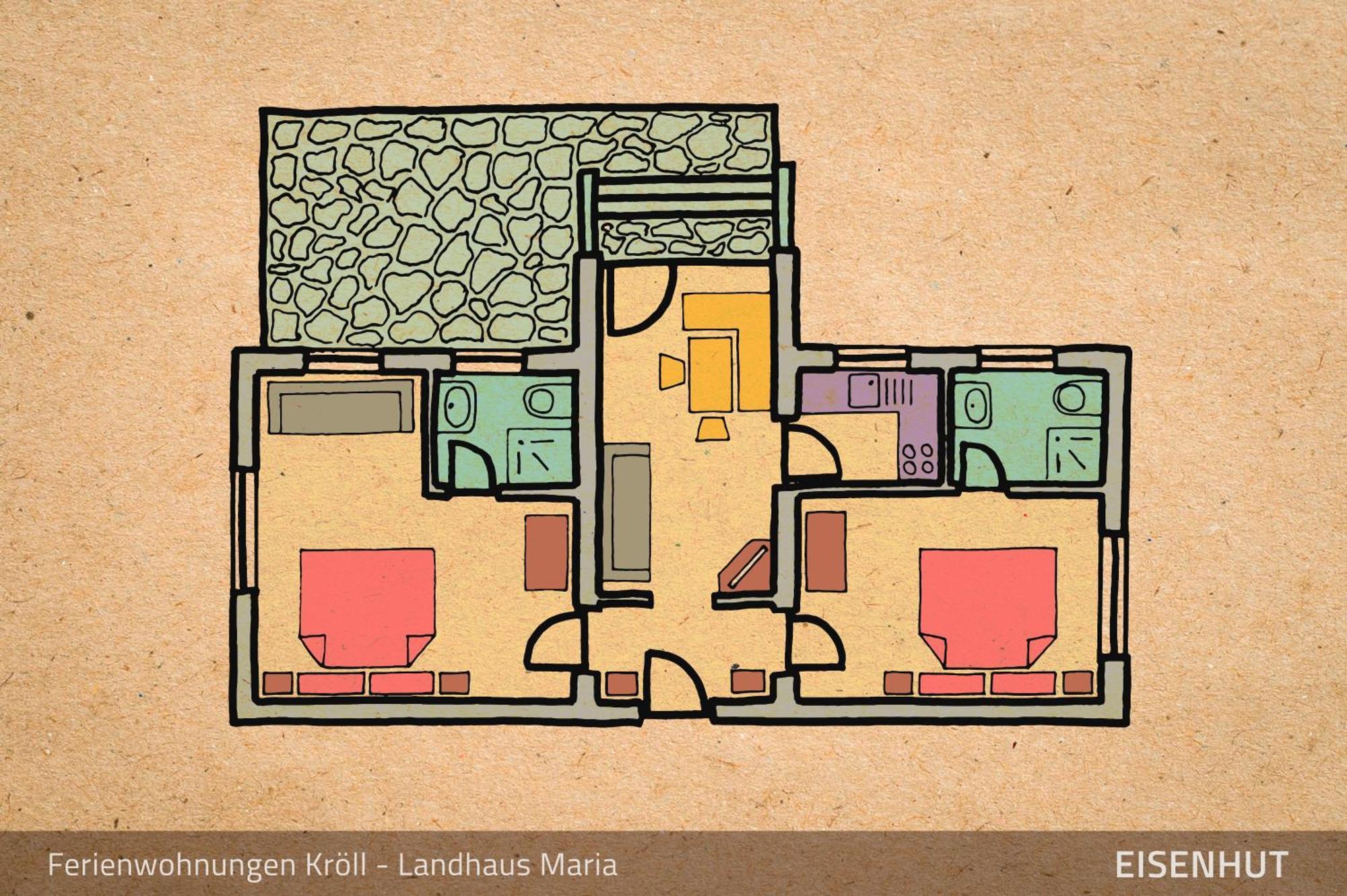 Ferienwohnungen Kroll - Appartements Viktoria Und Landhaus Maria Mayrhofen Værelse billede